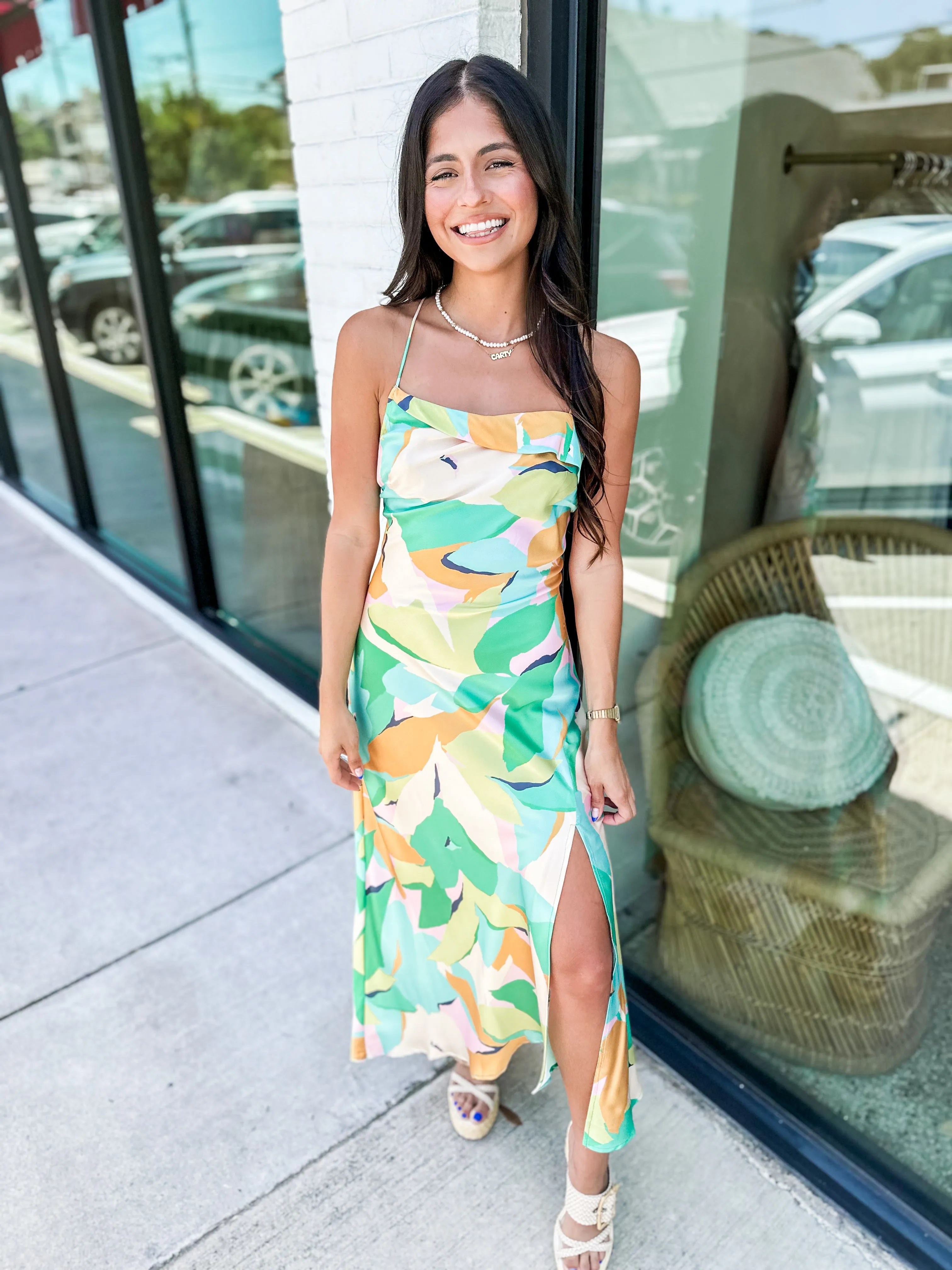 Afternoon Splendor Midi Dress
