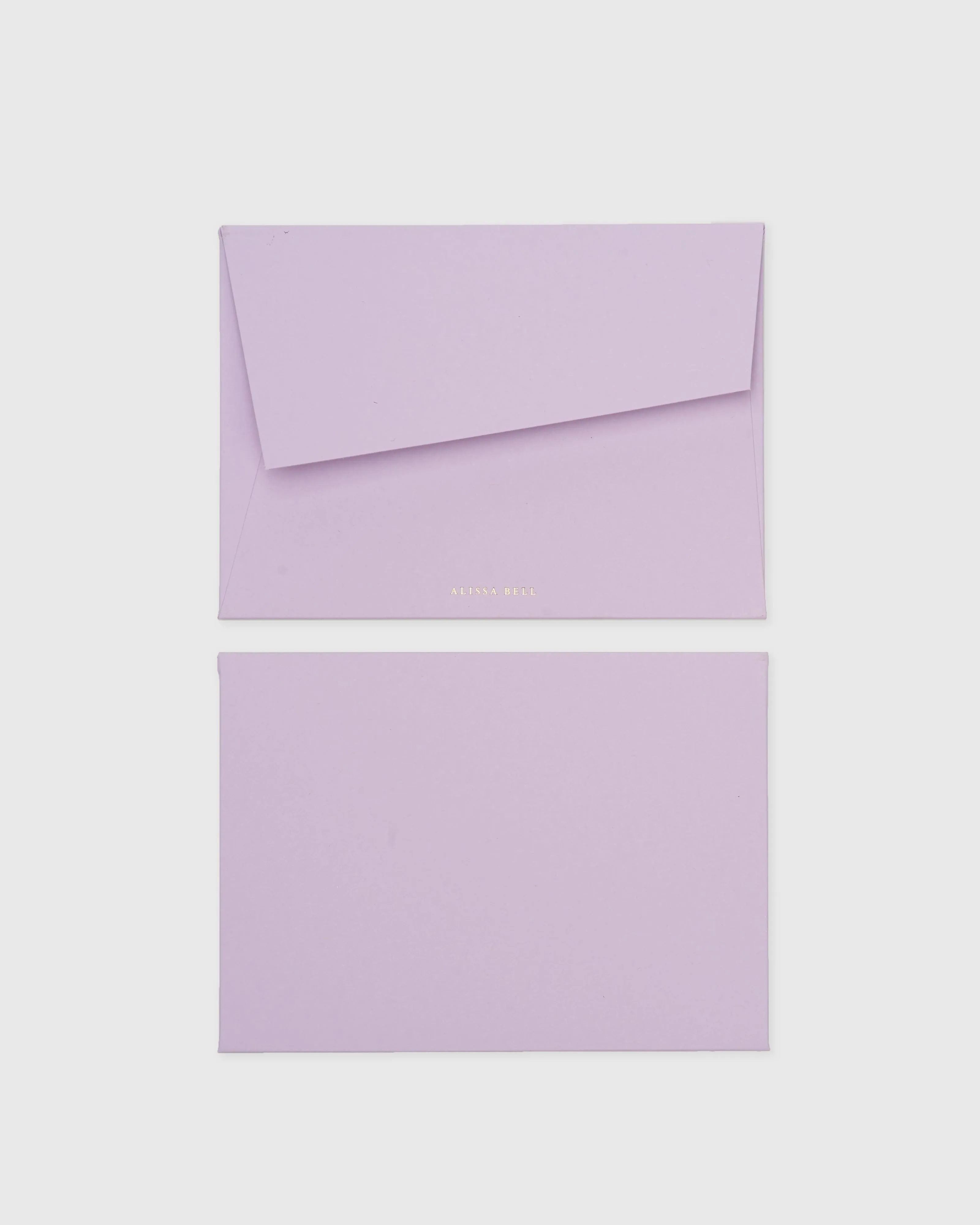 Alissa Bell x Market Blank Set of 4 Cards Lilac