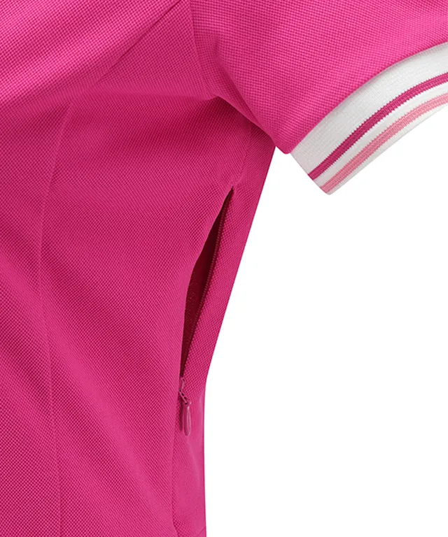 ANEW Golf: Women's Vibrant Hot Pink Pleated Pique Dress