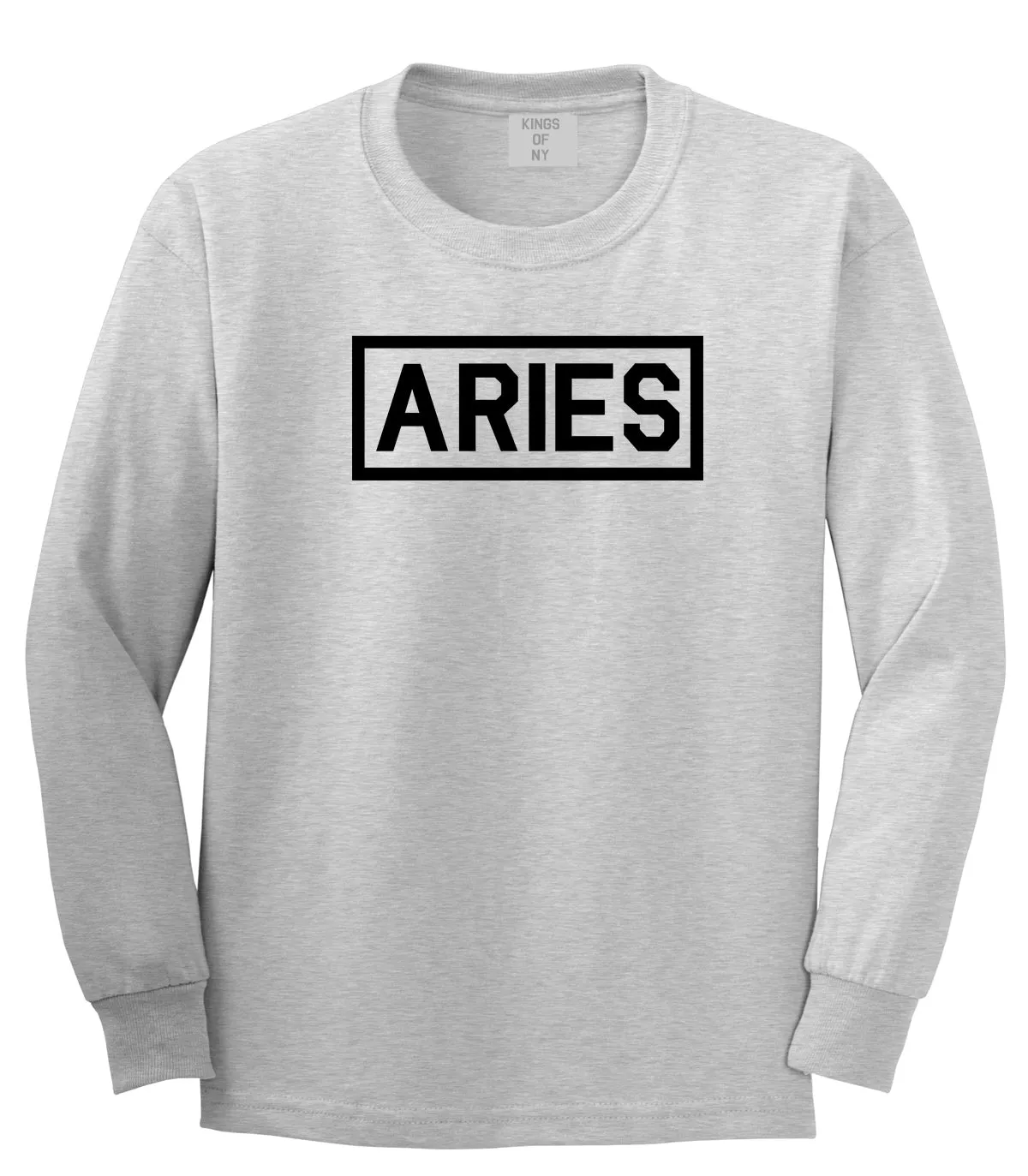 Aries Horoscope Sign Mens Long Sleeve T-Shirt