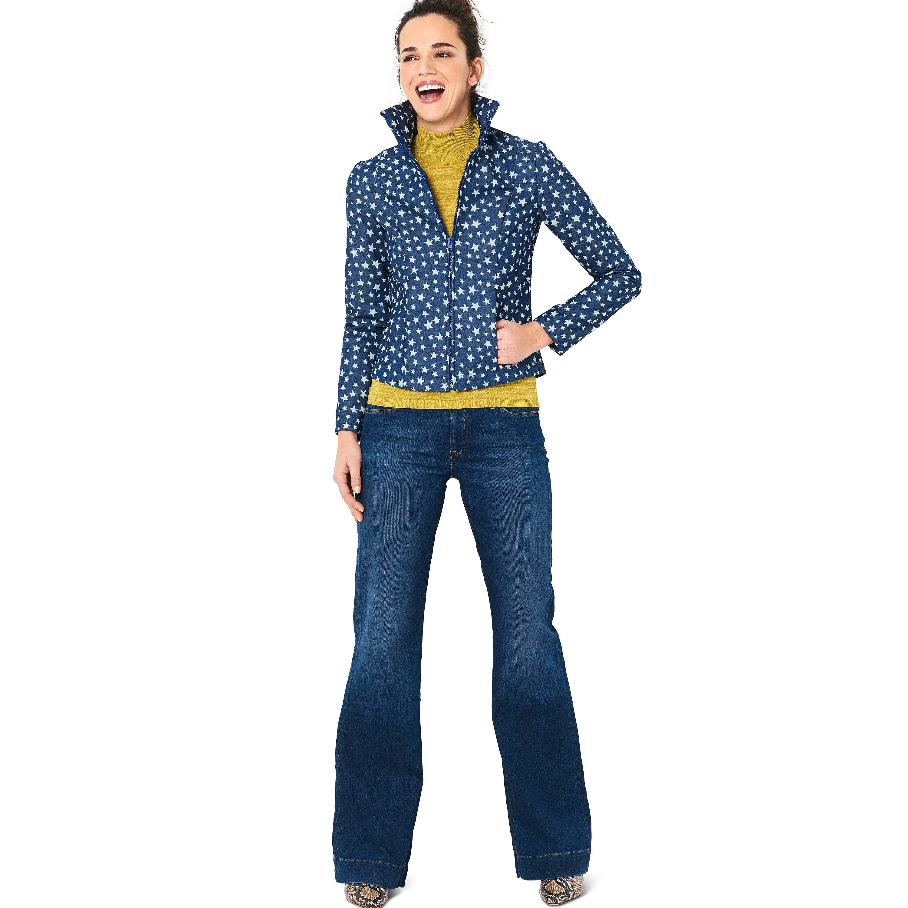 Burda Pattern 6114 Misses' Waistcoat, Vest, Jacket