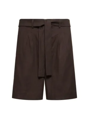 Commas   Tailored linen blend shorts 