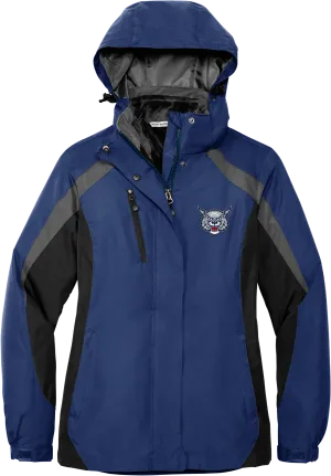 CT Bobcats Ladies Colorblock 3-in-1 Jacket