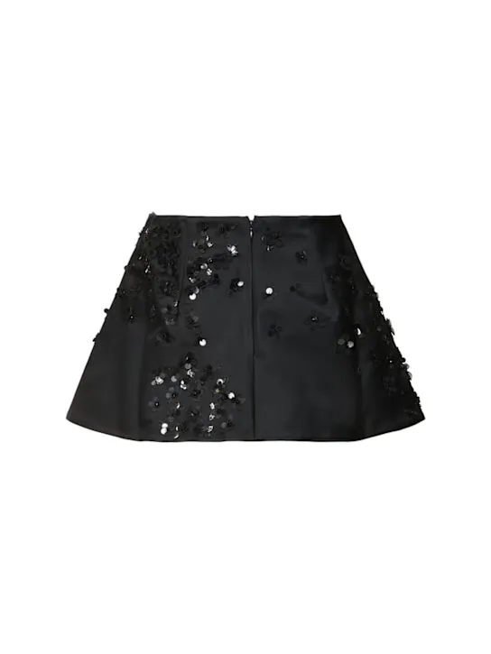 Des Phemmes   Embellished duchesse mini skirt 