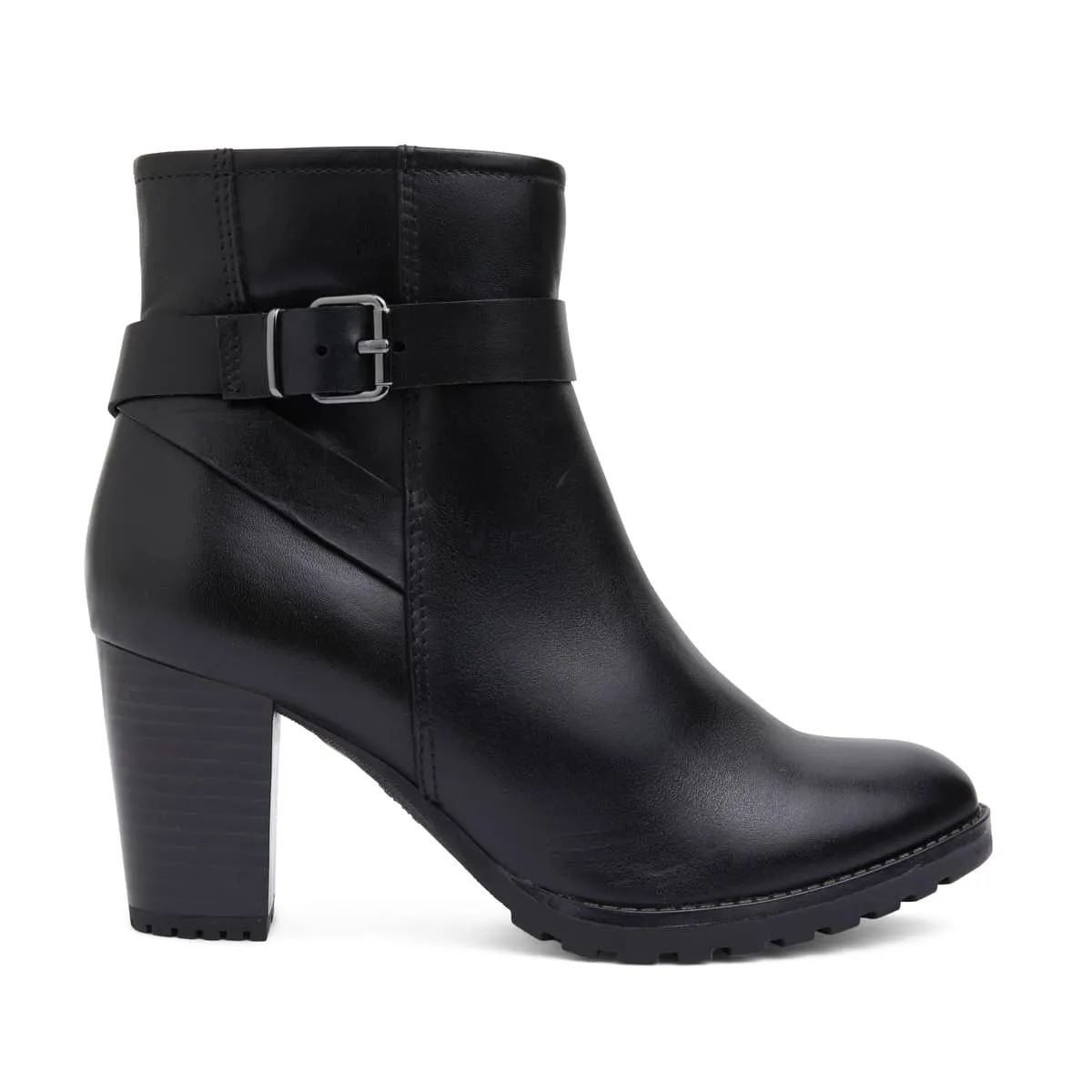 Eaton Boot in Black Leather