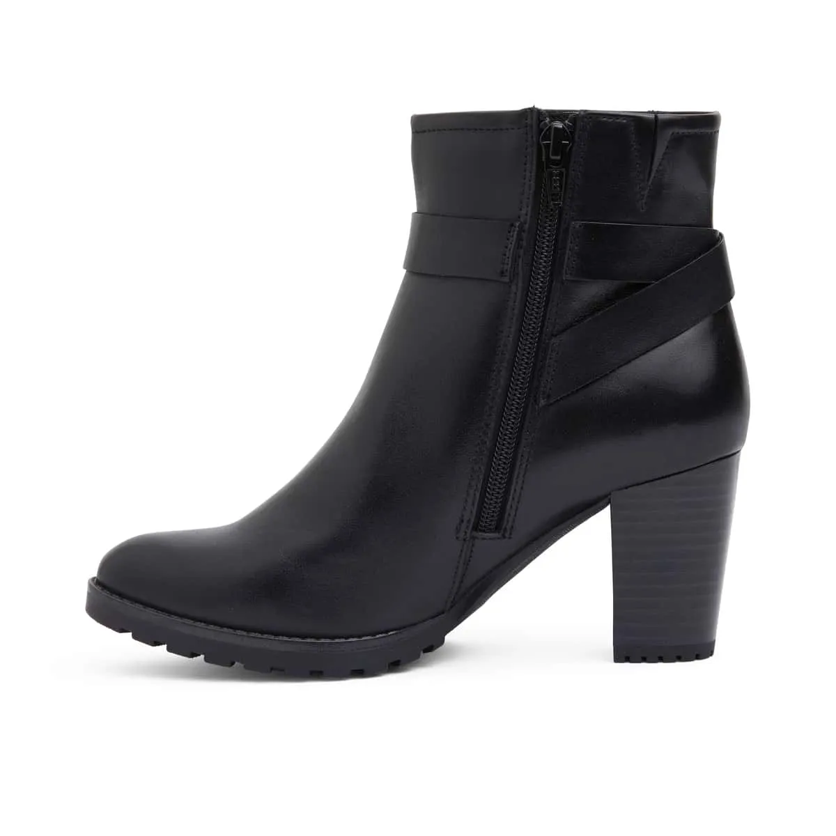 Eaton Boot in Black Leather