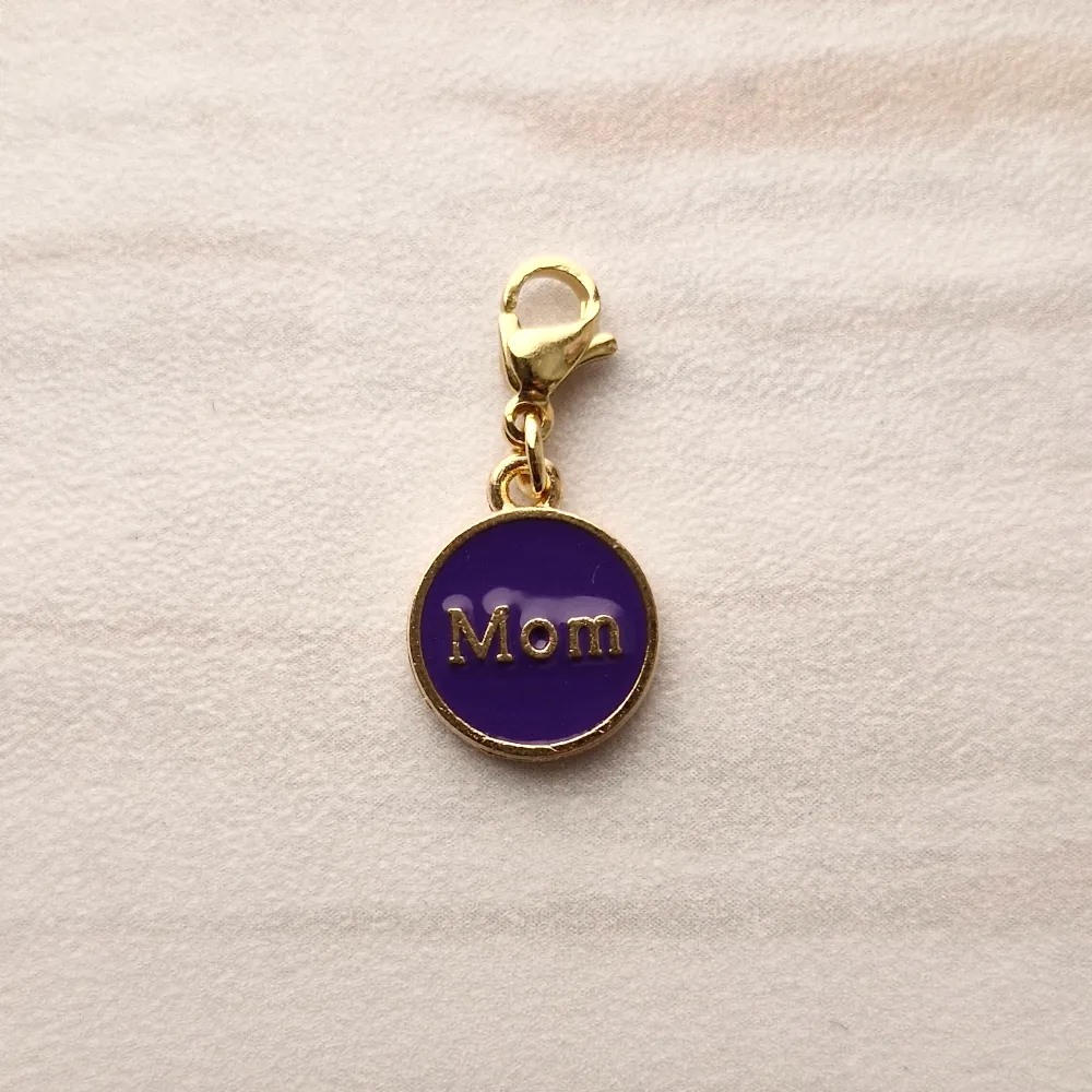 Enameled Mom Charm