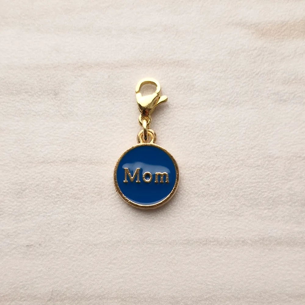Enameled Mom Charm