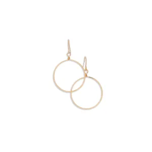 Forged Circle Earrings