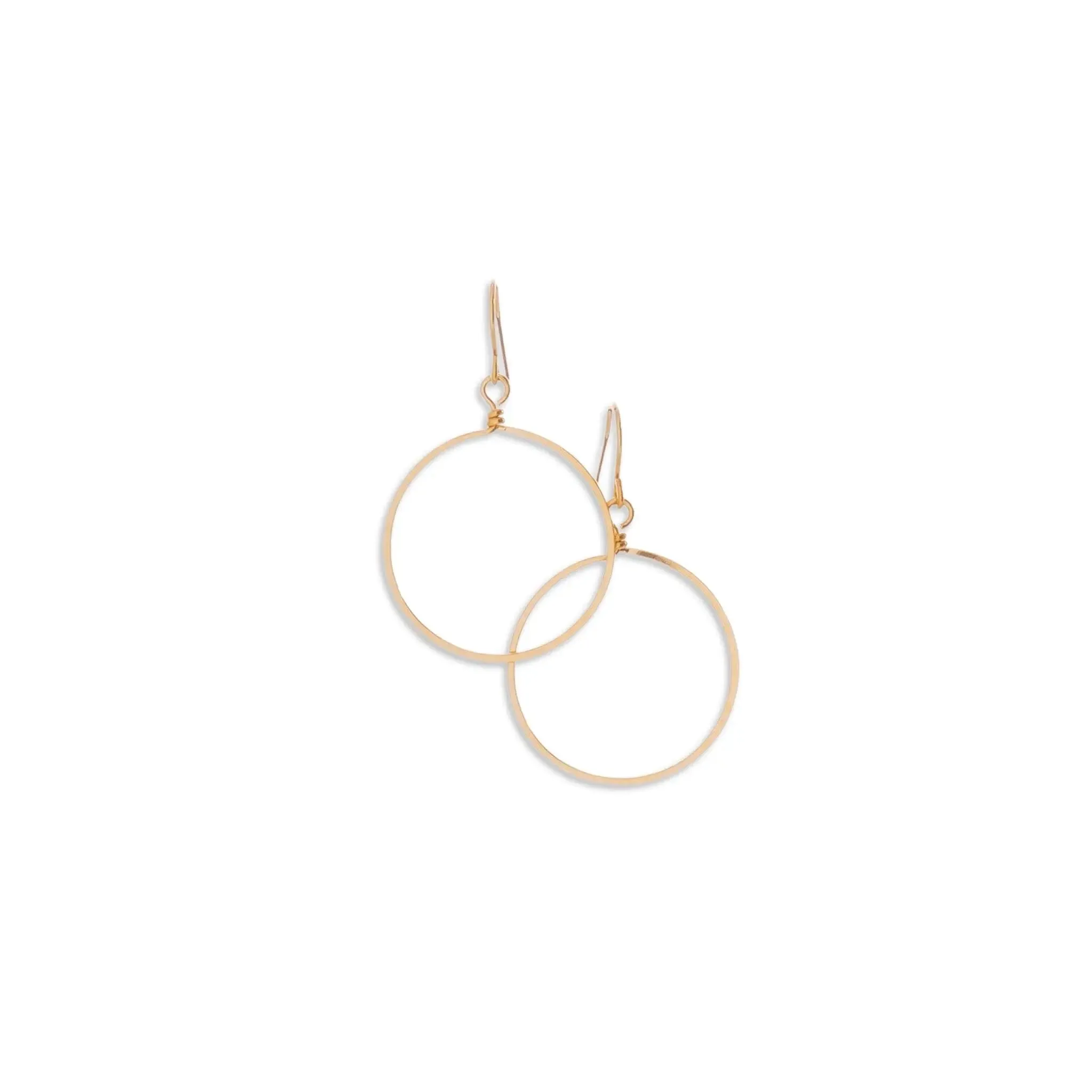 Forged Circle Earrings