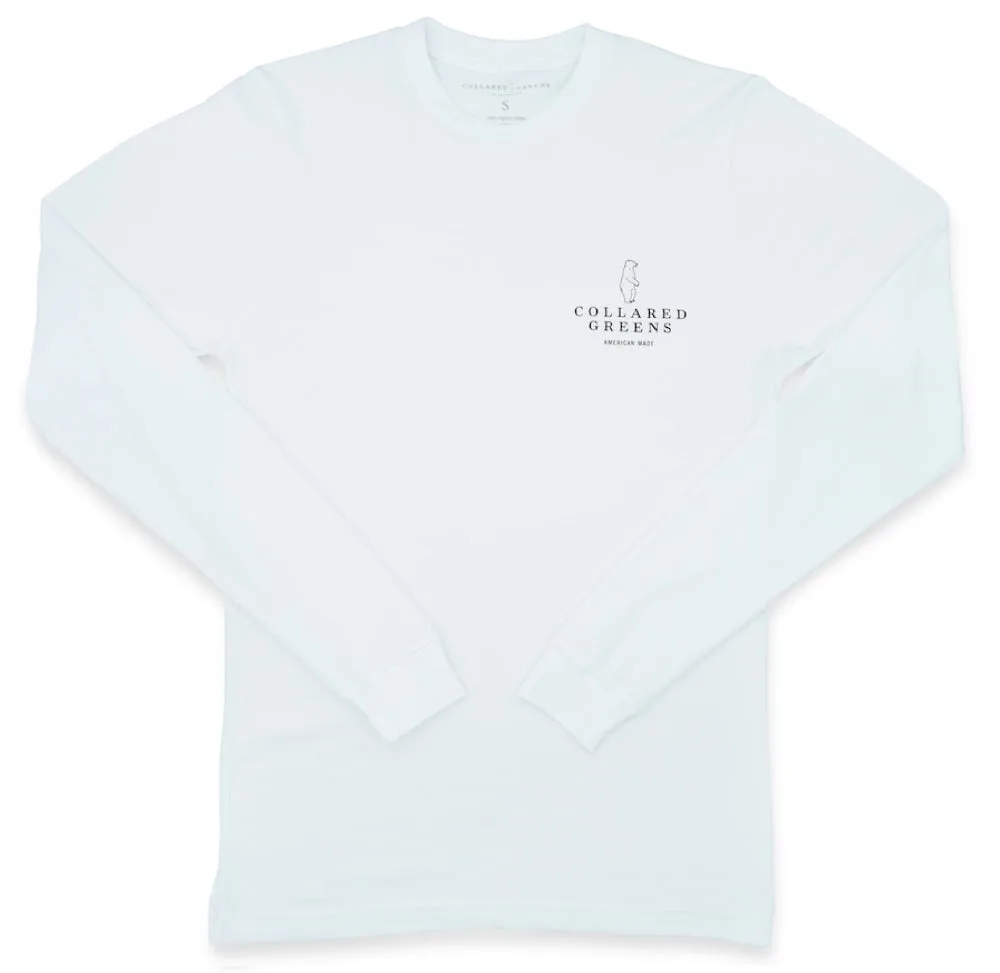 Good Boy: Long Sleeve T-Shirt - Black Lab on White