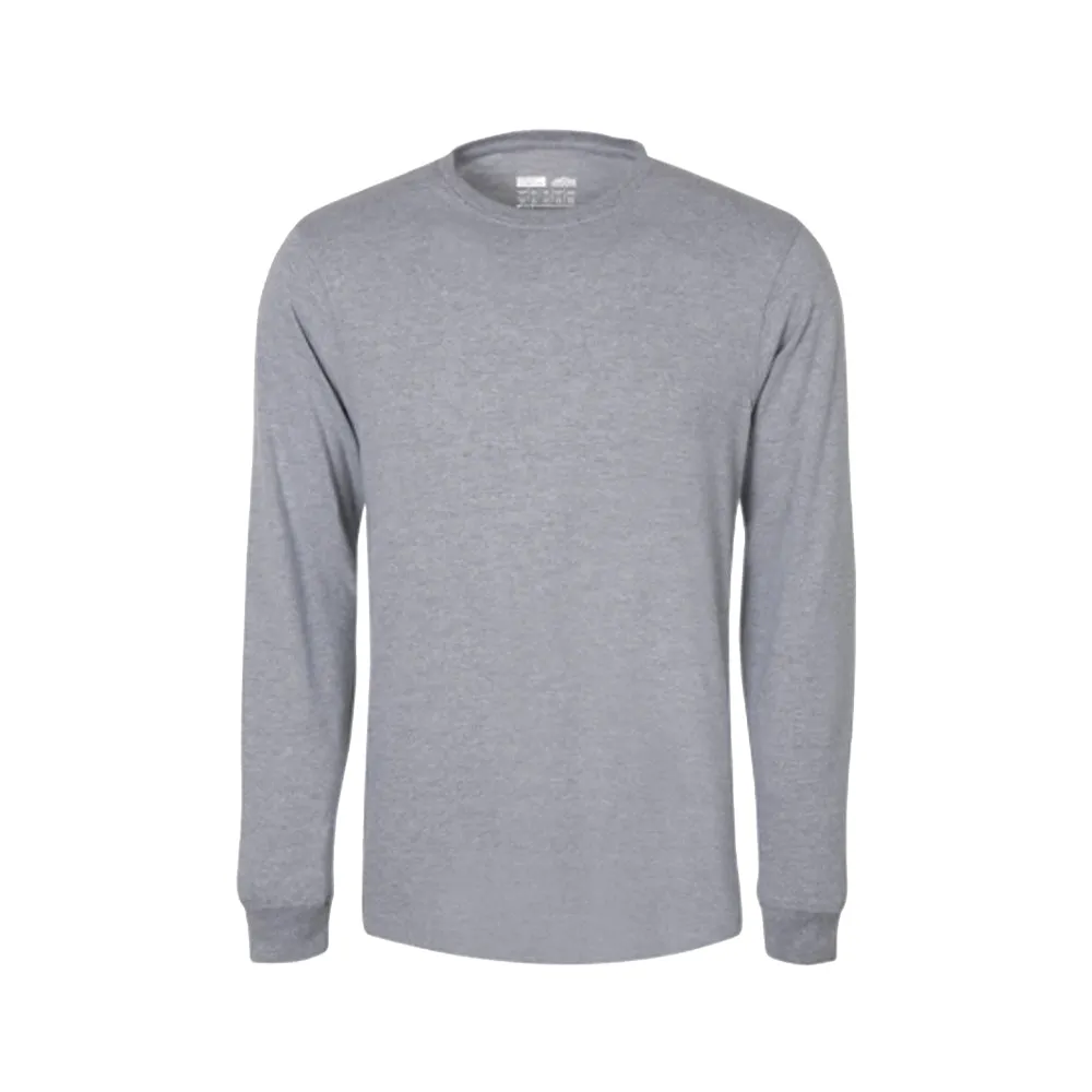 JONSSON LONG SLEEVE TEE SHIRT GREY MELANGE SIZE - S