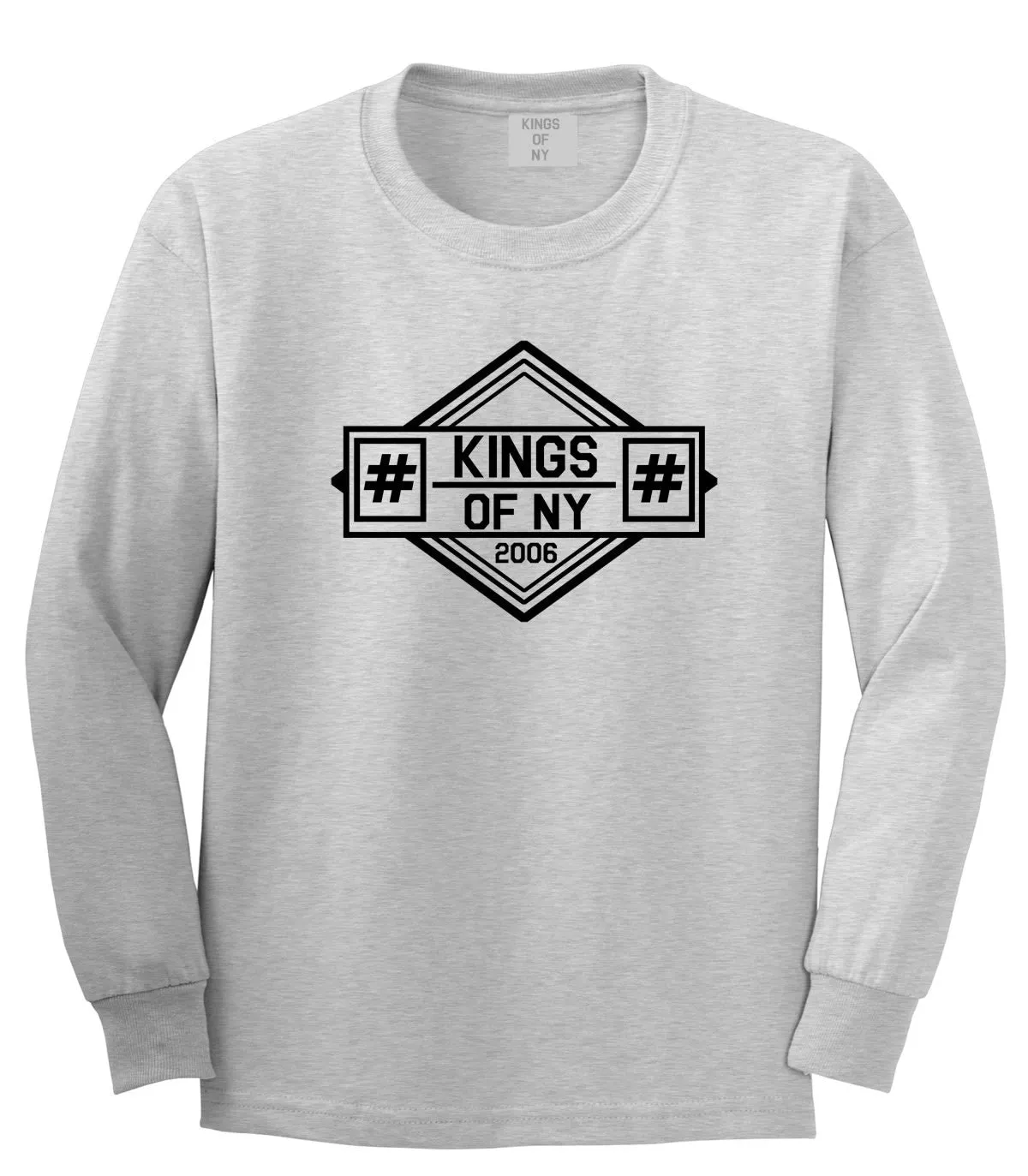 Kings Of NY Hashtag Logo Long Sleeve T-Shirt