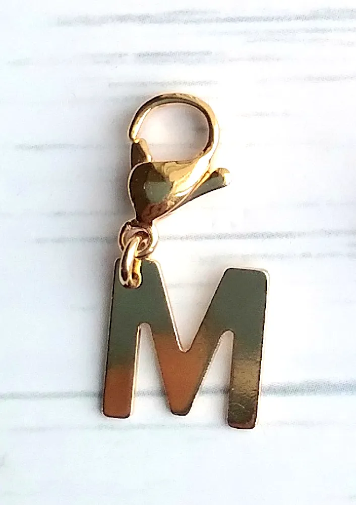 Letter M Charm