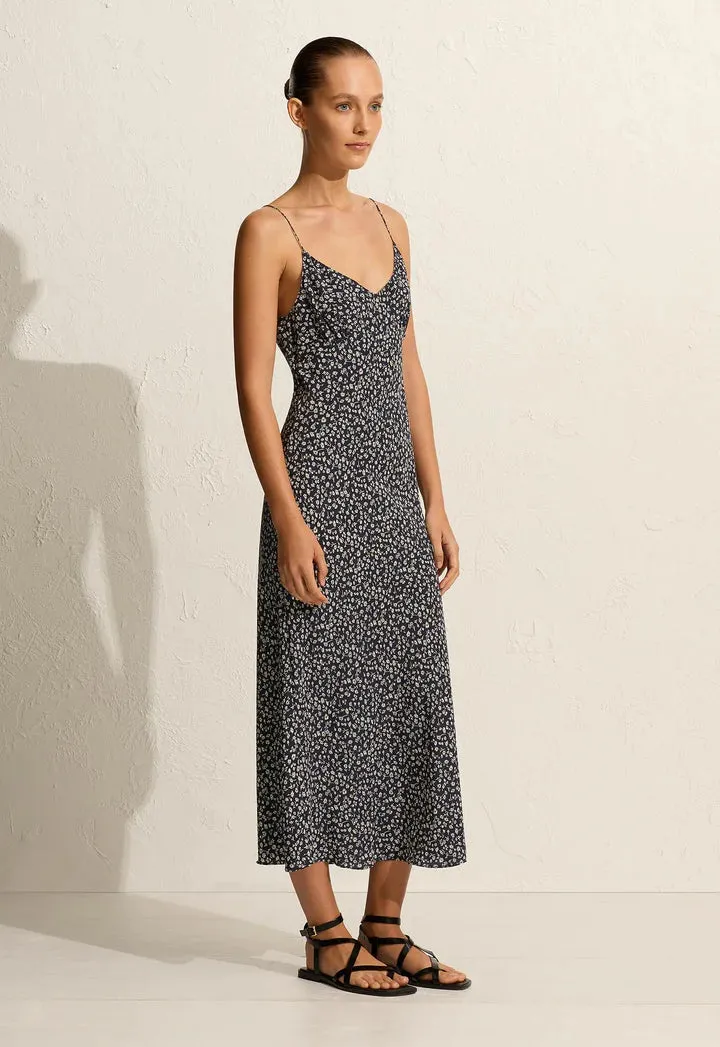 LOW BACK SLIP DRESS - DANDELION