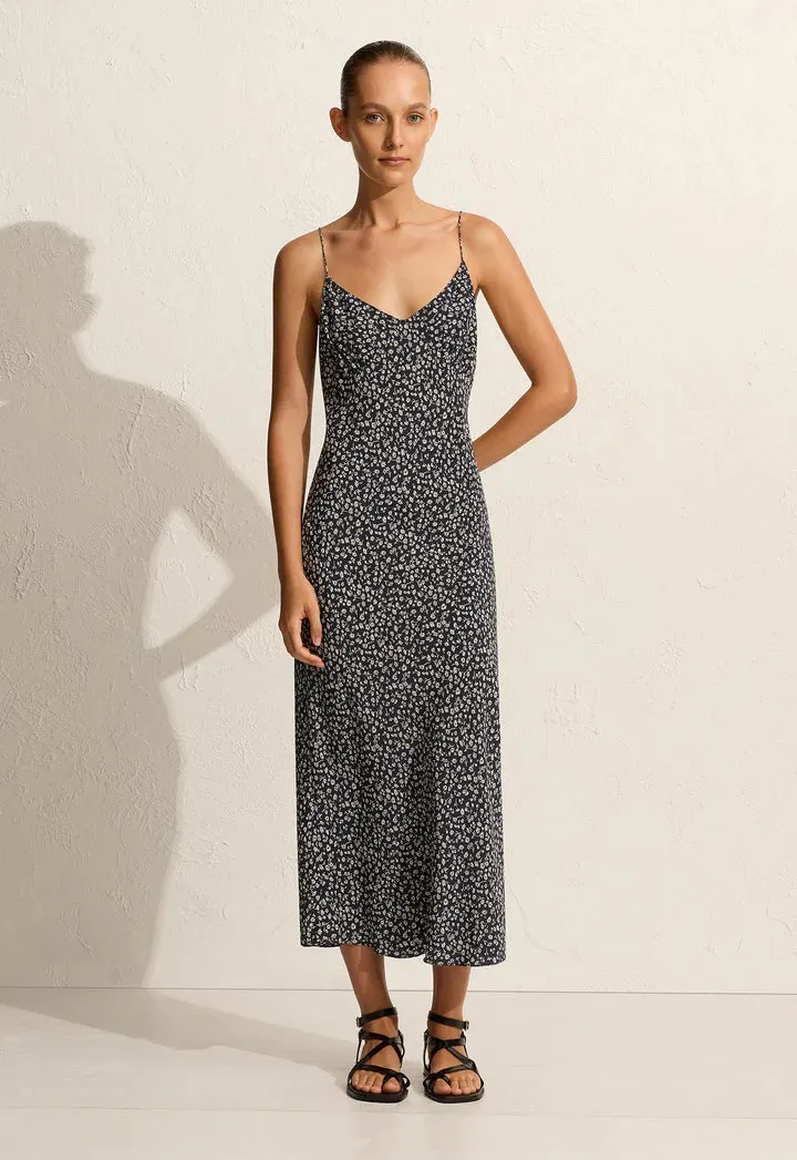 LOW BACK SLIP DRESS - DANDELION