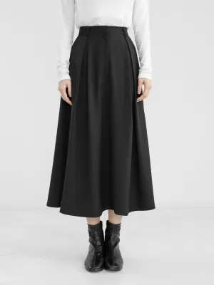 Myka Pleated Midi Skirt