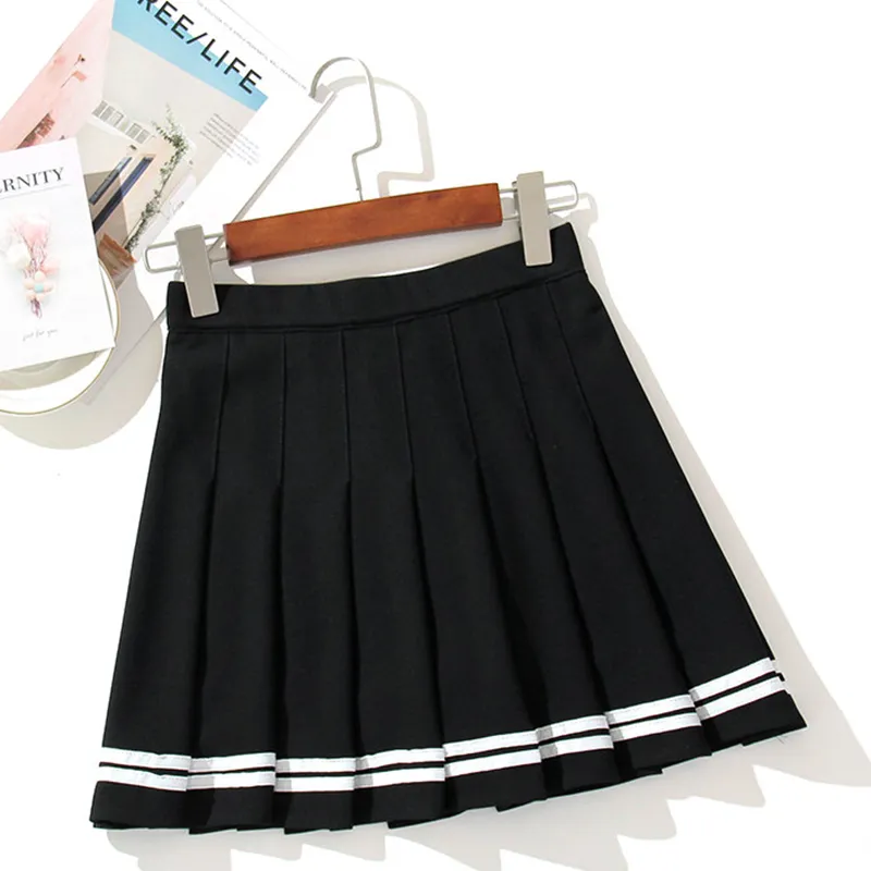 Navy Students Pleated Skirt AD11534
