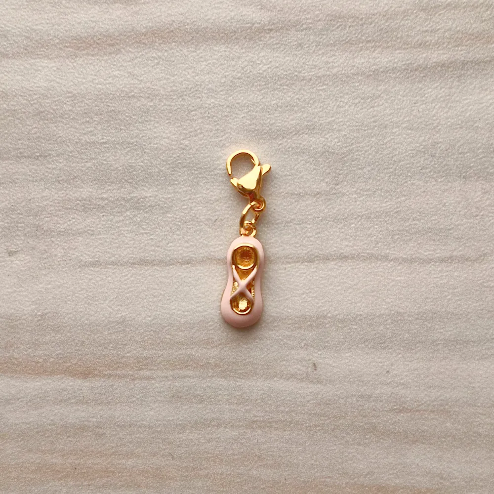 Pink Ballerina Shoes Charm
