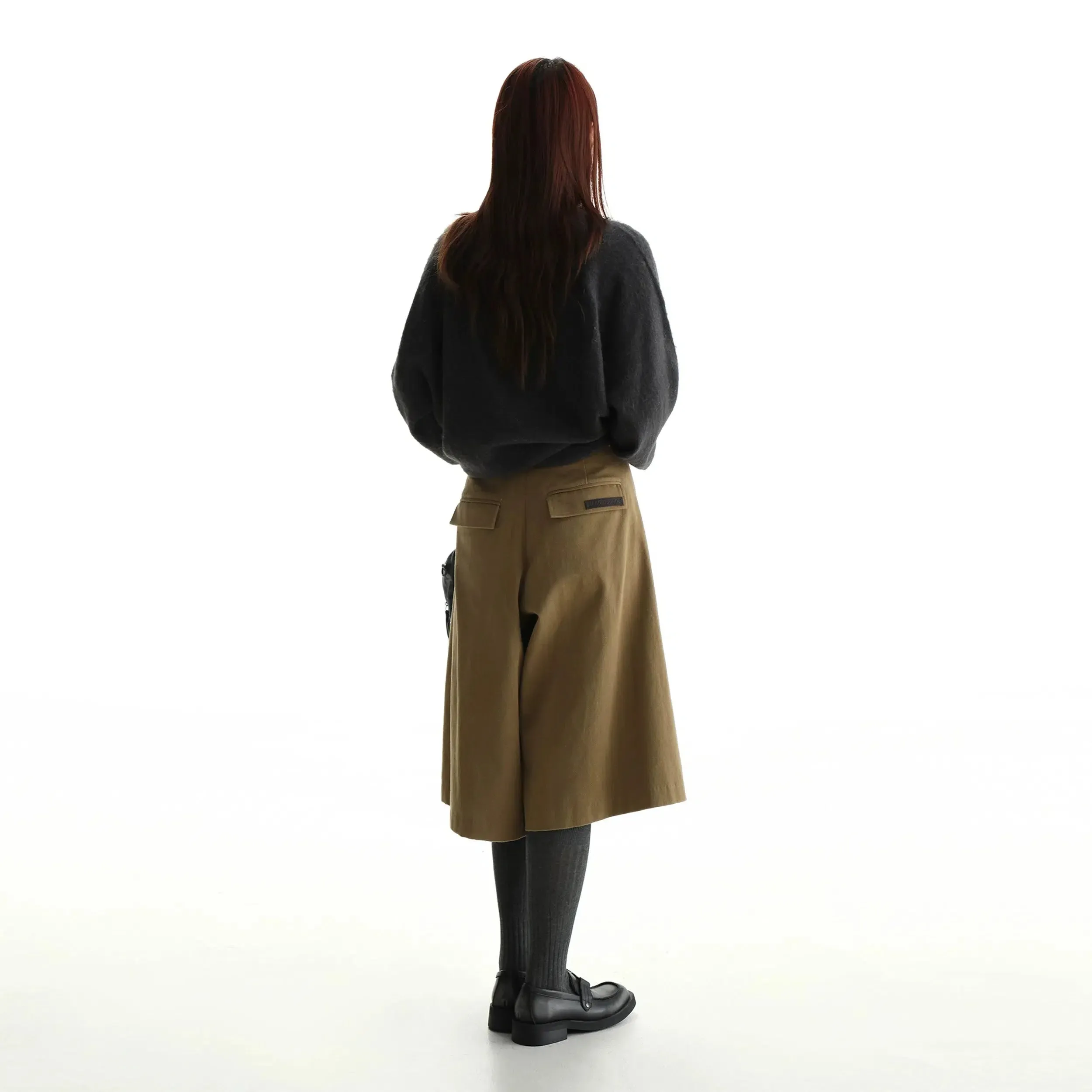 Pleated High Waisted Skirt