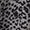 Pleated V-Neck Top (Charcoal Leopard)