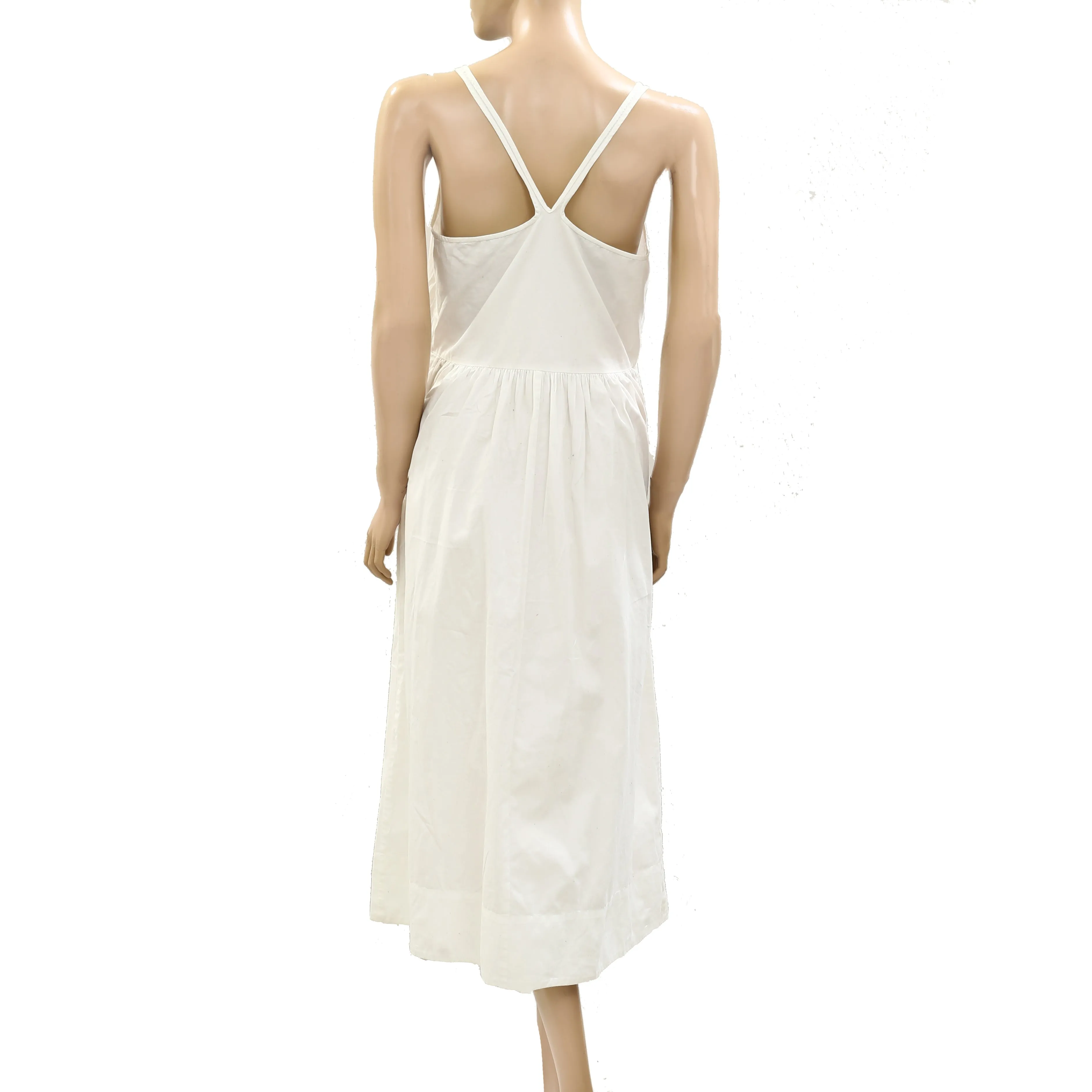 Posse Solid Slip Midi Dress