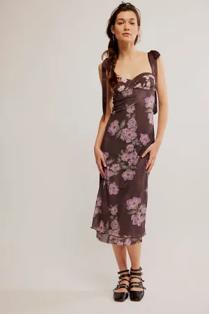 Printed Got Glam Slip Chocolate Combo