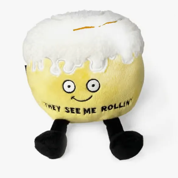"They See Me Rollin" Plush Cinnamon Sweet Roll