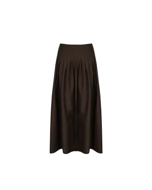 SANDLER SKIRT CHOCOLATE