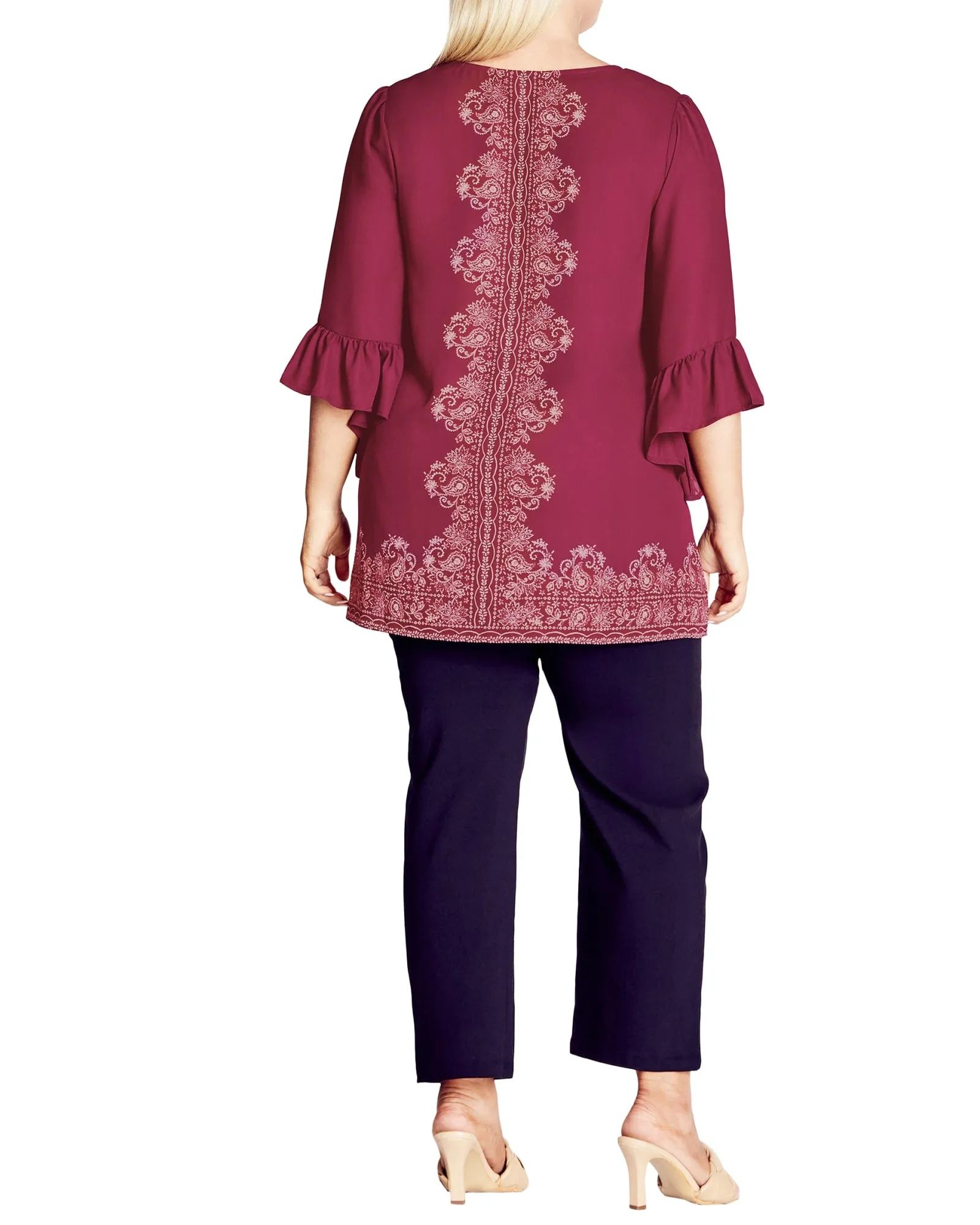 Strike A Pose Tunic | Berry Paisley