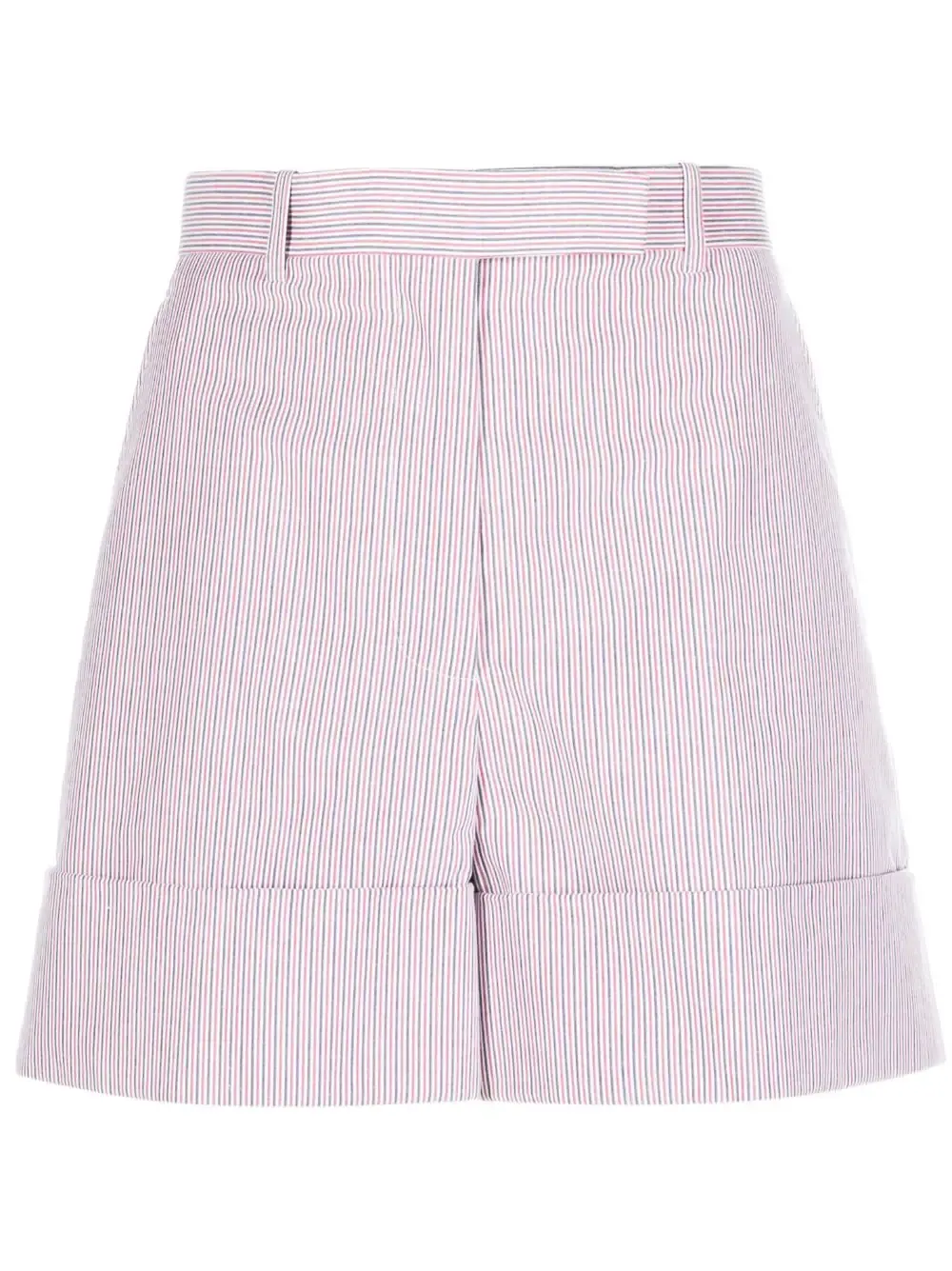 Striped High-Waist Shorts