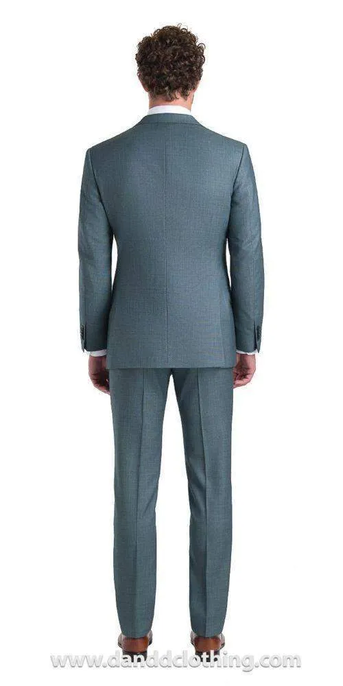 Teal Birdseye Suit