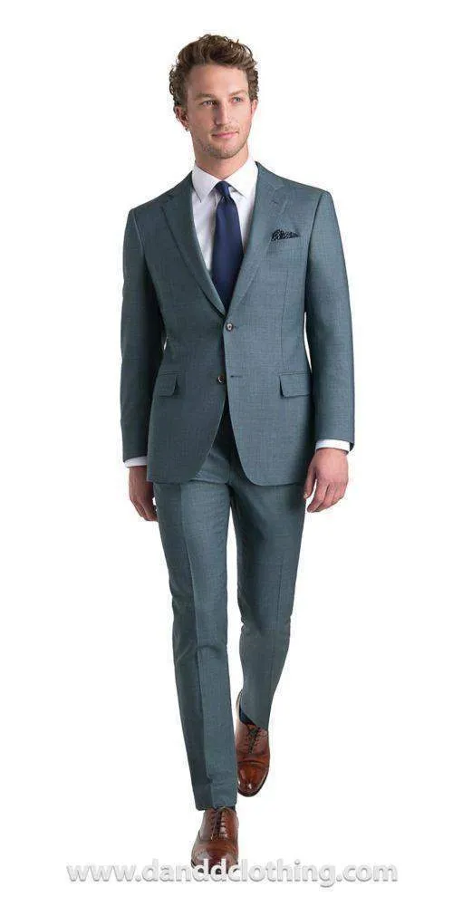 Teal Birdseye Suit