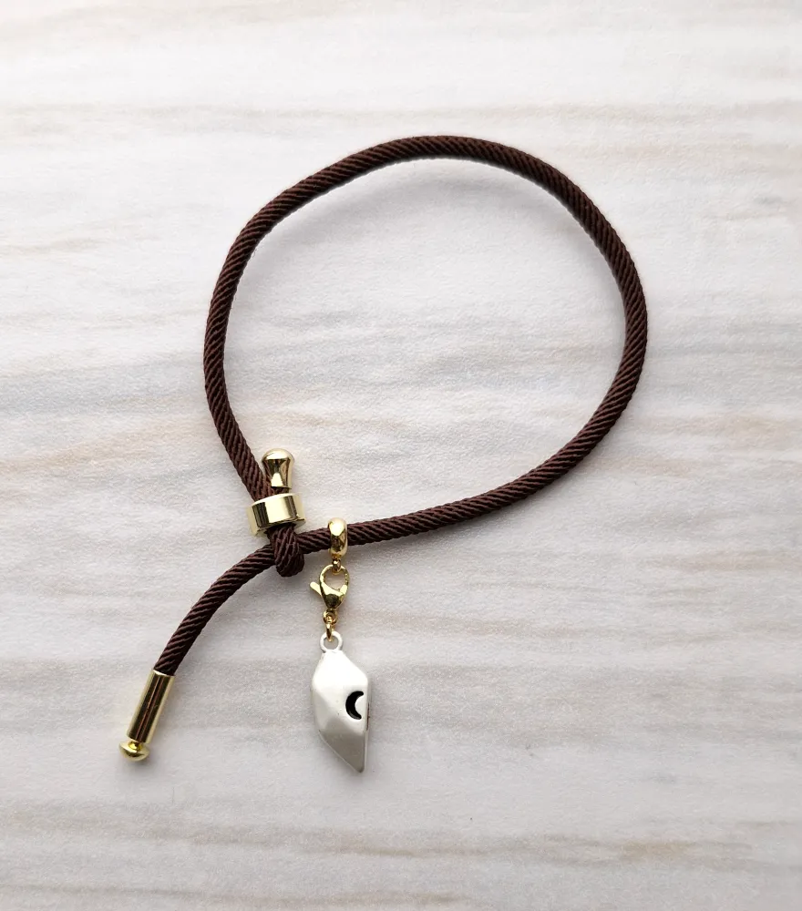 'The Sun to my Moon' Silver Moon Charm