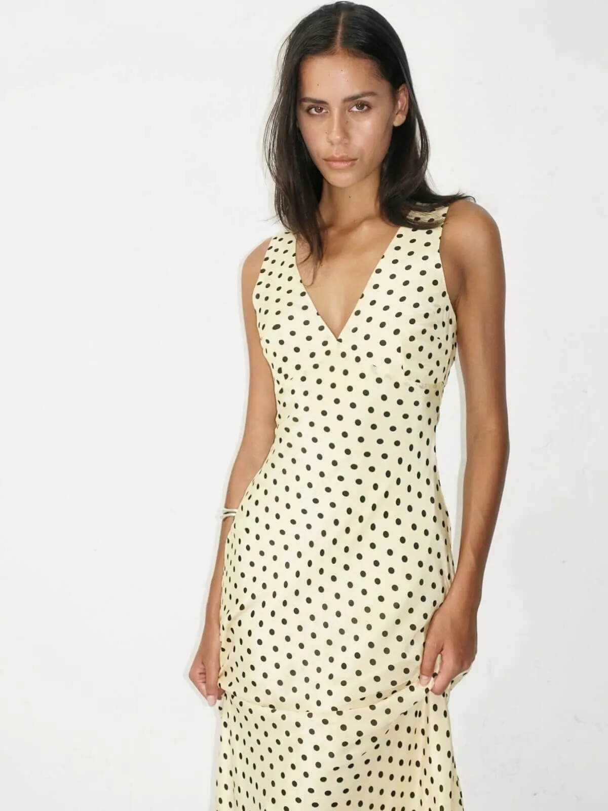 Tulip Midi Dress - Butter Spot