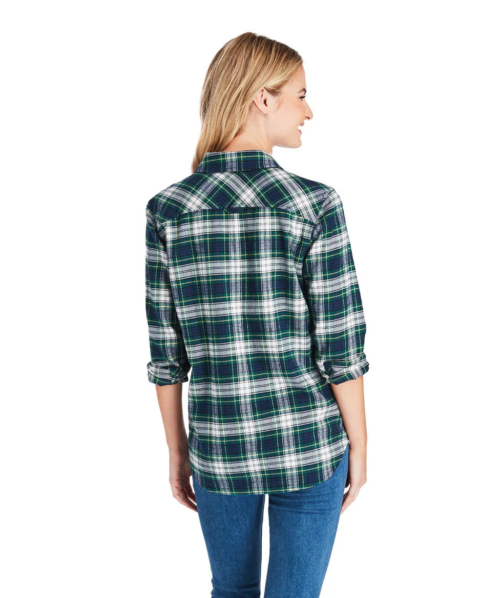 Vineyard Vines | Women's Flannel Relaxed Button Down