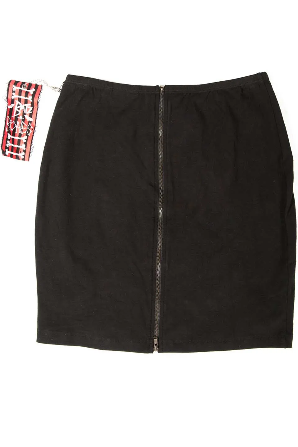 Vintage Batz & Bones Pencil Skirt