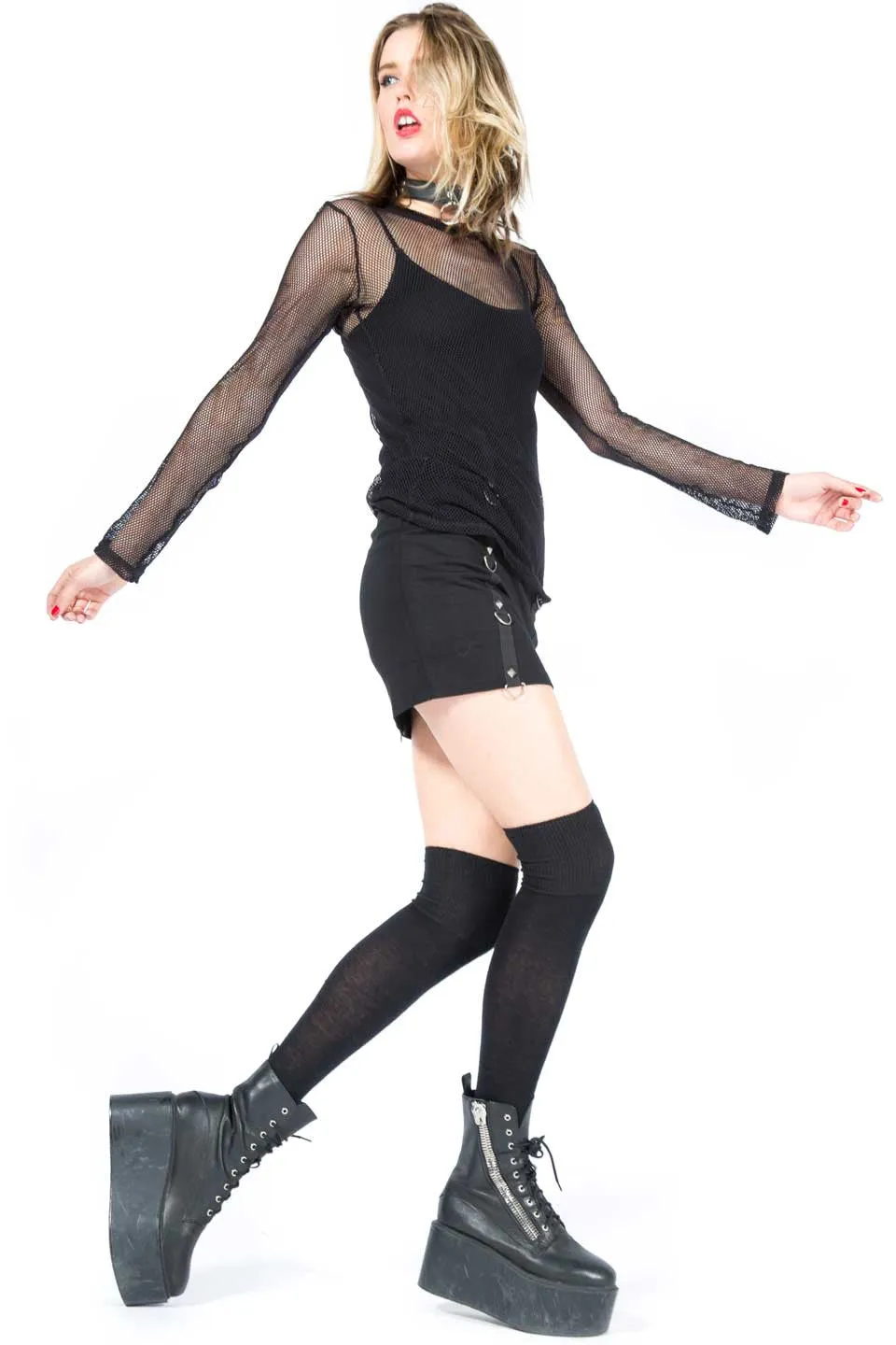 Vintage Batz & Bones Pencil Skirt