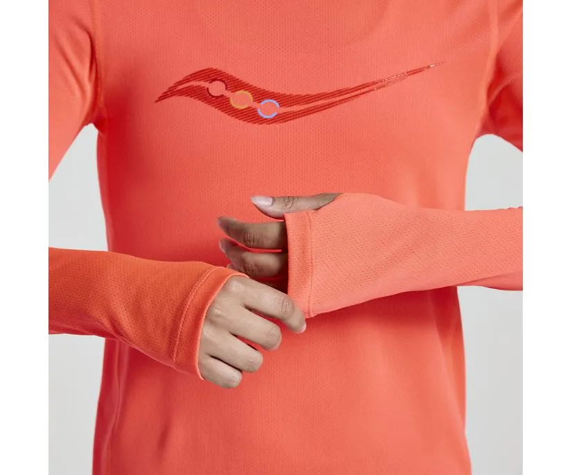 Women's Saucony Stopwatch Graphic Long Sleeve Shirt