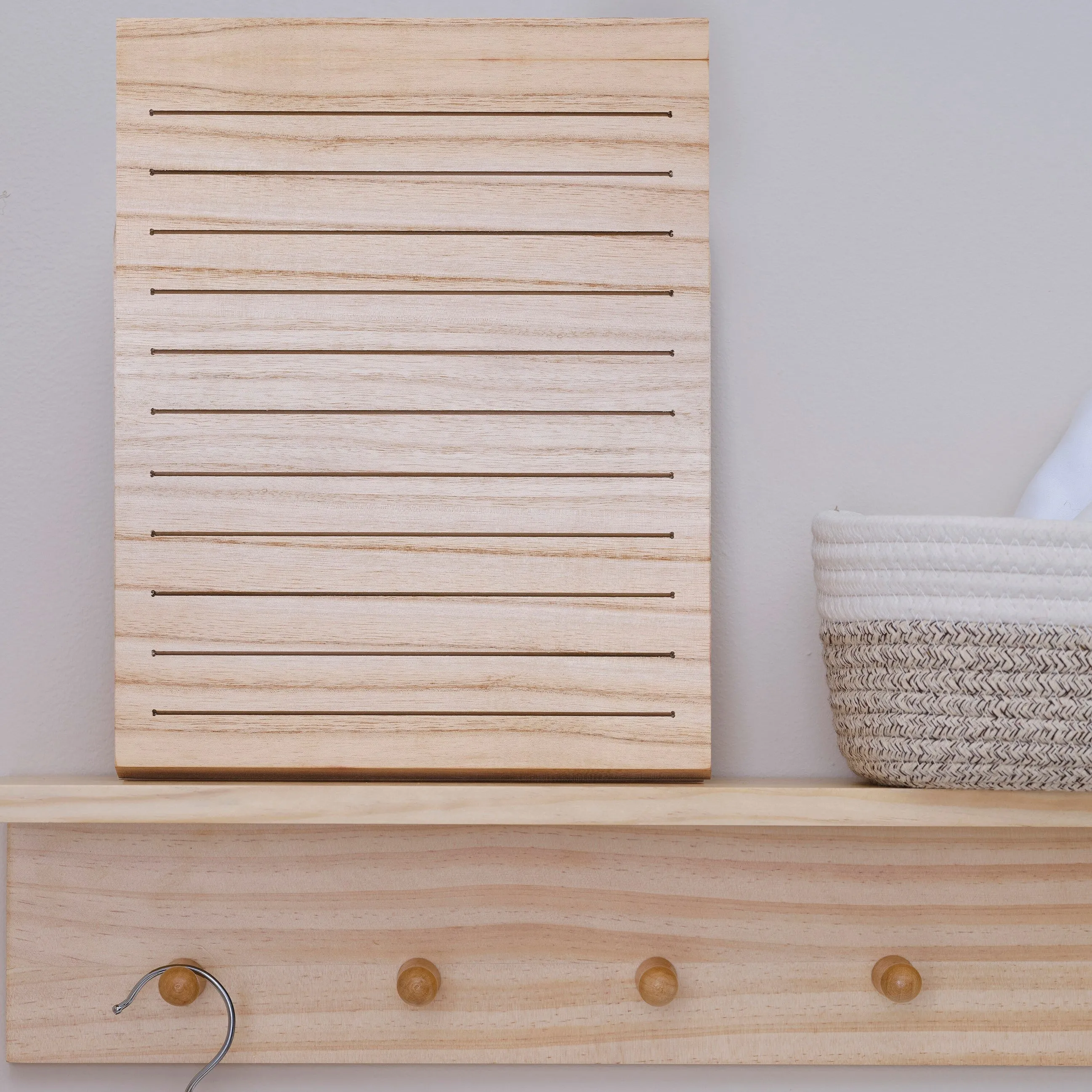 Wooden Letter Board with Letters