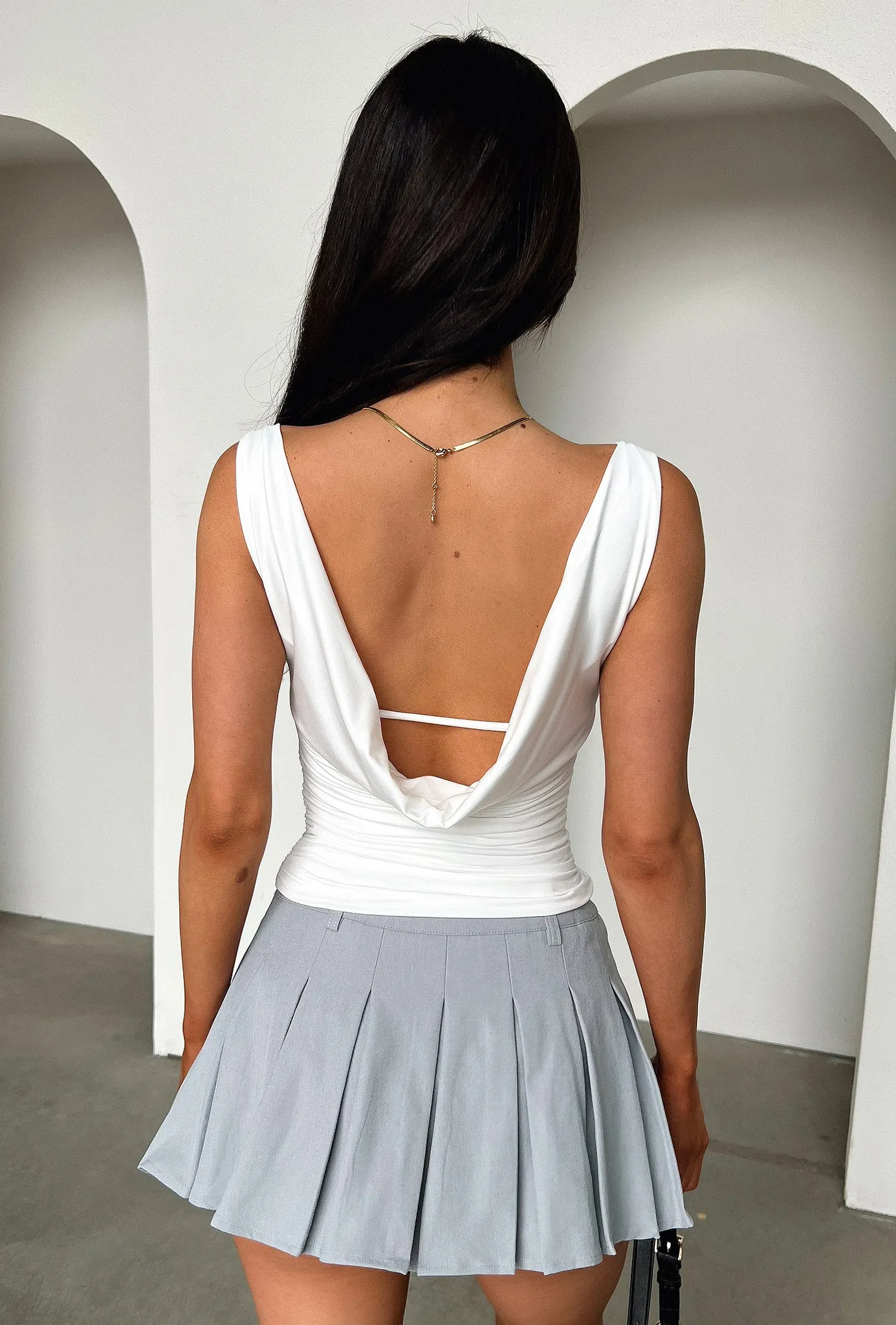 Wren Skirt - Grey